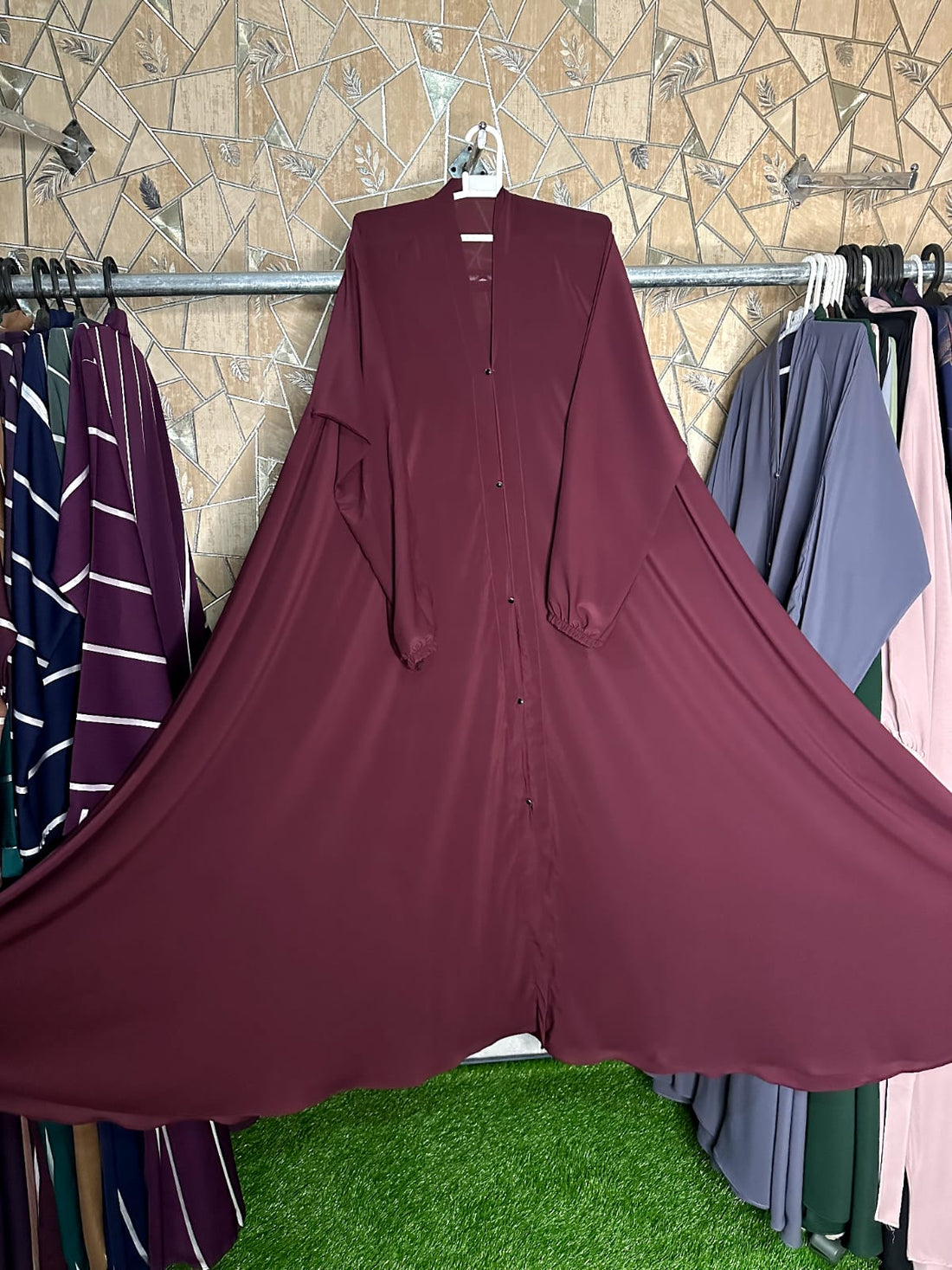 Elegant Umbrella Flared Abaya