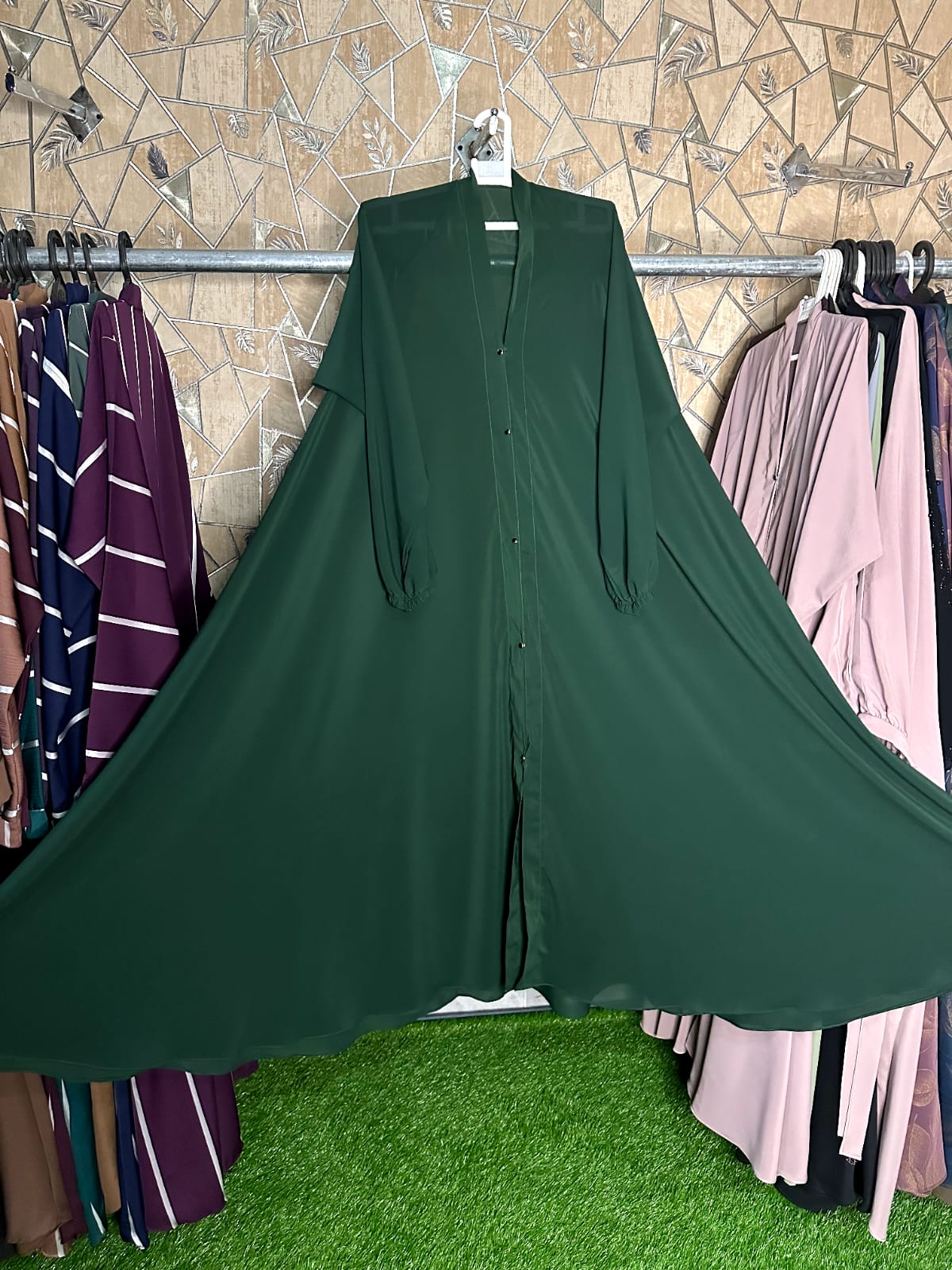 Elegant Umbrella Flared Abaya