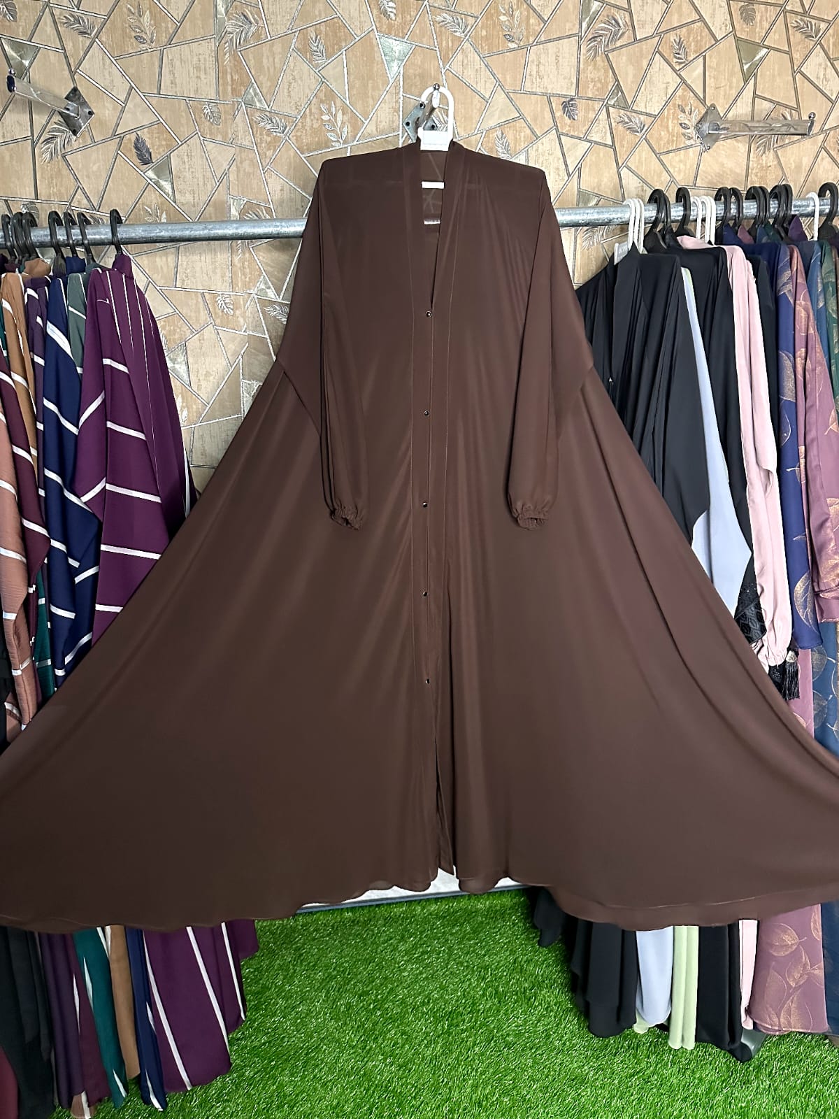 Elegant Umbrella Flared Abaya